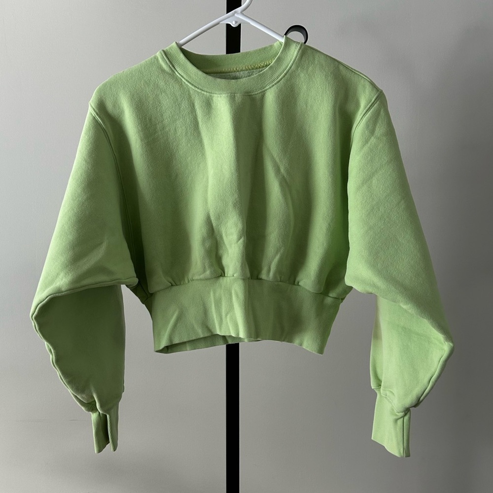 TNA Cozy Fleece Crew Neck Sweatshirt, Size XXSMALL.